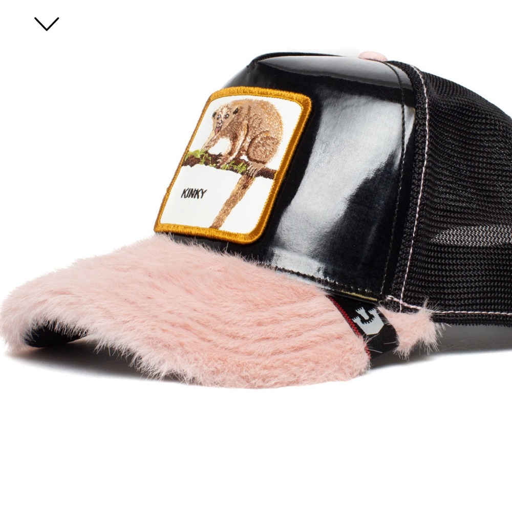 NIB Limited Edition Goorin Brothers “Kinky” Honey Bear Trucker Hat - Picture 3 of 6